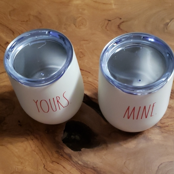 Rae Dunn Insulated  Stainless Steel Wine Glasses - Picture 2 of 2
